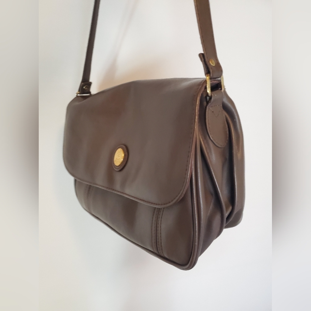 J.G. Hook Vintage Brown Crossbody Bag - Picture 13 of 14